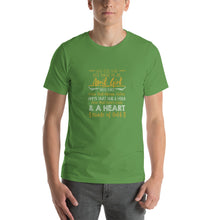 Load image into Gallery viewer, And god said, let me be an April girl Unisex T-Shirt