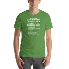 Load image into Gallery viewer, Mom quote,5 things you should about my freaking awesome daughter Unisex T-Shirt
